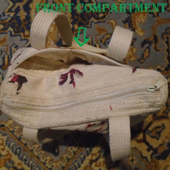 Boho Art Purse is OOAK Vintage 70s Wearable Art - Hippie Cottagecore Bag - Picture 4 of 12